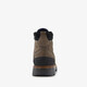 Leren heren veterboots grijsbruin