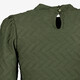 Dames blouse met structuur groen