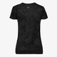Dames sport T-shirt met print zwart