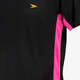 Kinder voetbal T-shirt zwart roze