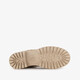 Leren dames veterboots beige