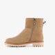 Leren dames boots beige