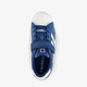Jongens sneakers met smileys blauw wit
