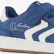 Jongens sneakers met smileys blauw wit
