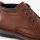 Leren heren veterschoenen cognac