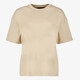 Oversized dames T-shirt beige