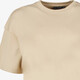Oversized dames T-shirt beige