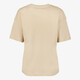 Oversized dames T-shirt beige