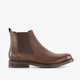 Leren Chelsea boots bruin