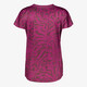 Dames sport T-shirt met panterprint paars