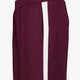 Meisjes wide leg broek bordeauxrood