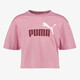 ESS 2 Color NO. 1 Logo cropped meisjes sport T-shirt roze