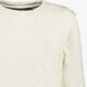 Meisjes sweater met bloemenpatroon beige