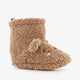 Beertjes pantoffels met antislipzool bruin