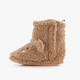 Beertjes pantoffels met antislipzool bruin
