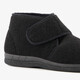 Heren pantoffels met klittenband zwart