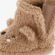 Beertjes pantoffels met antislipzool bruin
