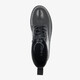 Lak dames veterboots zwart