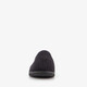 Heren pantoffels met teddy voering grijs