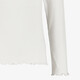Meisjes shirt met lange mouwen wit