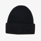 Gebreide kinder muts met smiley zwart