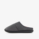 Heren instap pantoffels met teddy voering grijs