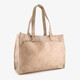 Dames schoudertas beige