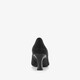 Dames pumps met glitters zwart