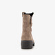 Suede dames boots beige