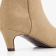 Dames enkellaarsjes beige