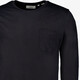 Heren T-shirt met lange mouwen zwart