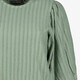 Dames top met driekwart mouwen groen