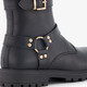Meisjes biker boots zwart