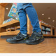 Jongens sneakers met airzool zwart geel