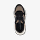 Dames dad sneakers zwart beige