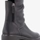 Leren dames boots zwart