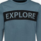 Jongens shirt met opdruk blauw