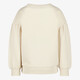 Meisjes sweater met tekst en pailletjes beige
