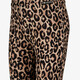 Meisjes flared broek met luipaardprint