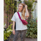 Dames tas bordeauxrode