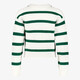 Name It Nilla meisjes trui met strepen wit groen