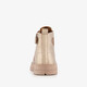 Leren meisjes veterboots met hartje goud