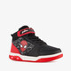 Hoge jongens sneakers met lichtjes zwart rood