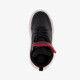 Hoge jongens sneakers met lichtjes zwart rood