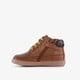 Leren jongens veterschoenen cognac