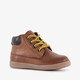 Leren jongens veterschoenen cognac