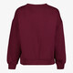 Dames sweater met hartjes bordeauxrood
