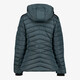 Gewatteerde dames outdoor jas blauw