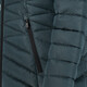 Gewatteerde dames outdoor jas blauw