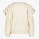 Meisjes sweater met broderie details beige